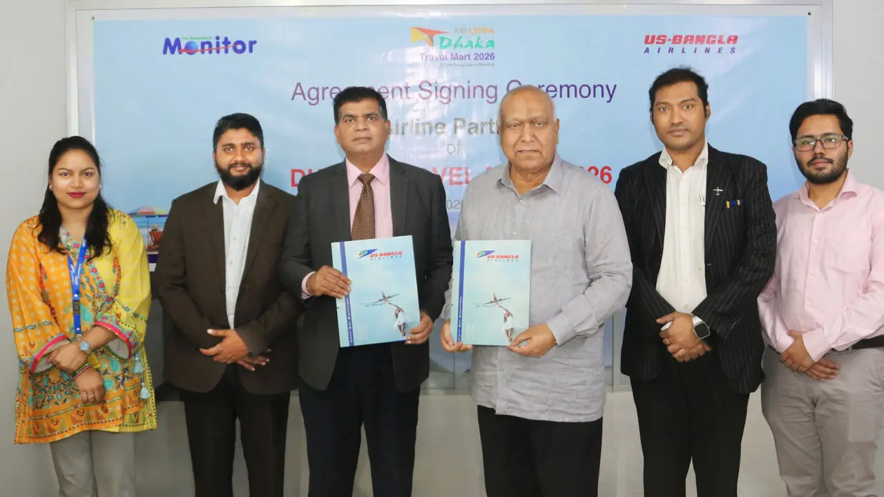 ইউএস-বাংলা এয়ারলাইন্স ঢাকা ট্রাভেল মার্টের অফিসিয়াল এয়ারলাইন পার্টনার