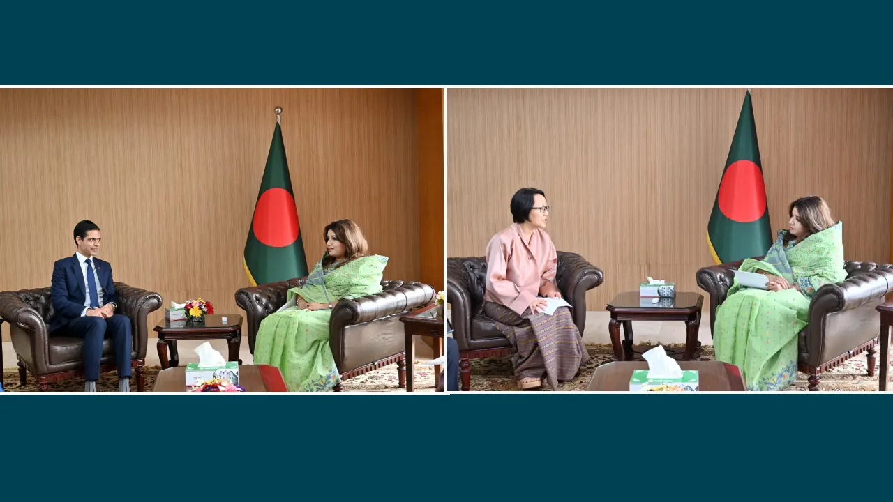 বাংলাদেশের সঙ্গে সহযোগিতা বাড়াতে চায় নেপাল-ভুটান