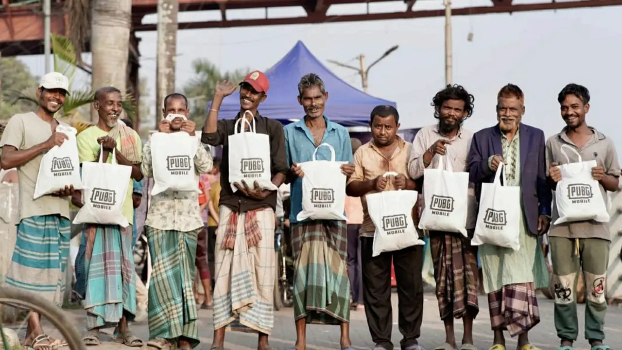 ৬০০ দুস্থ মানুষের পাশে পাবজি মোবাইল কমিউনিটি