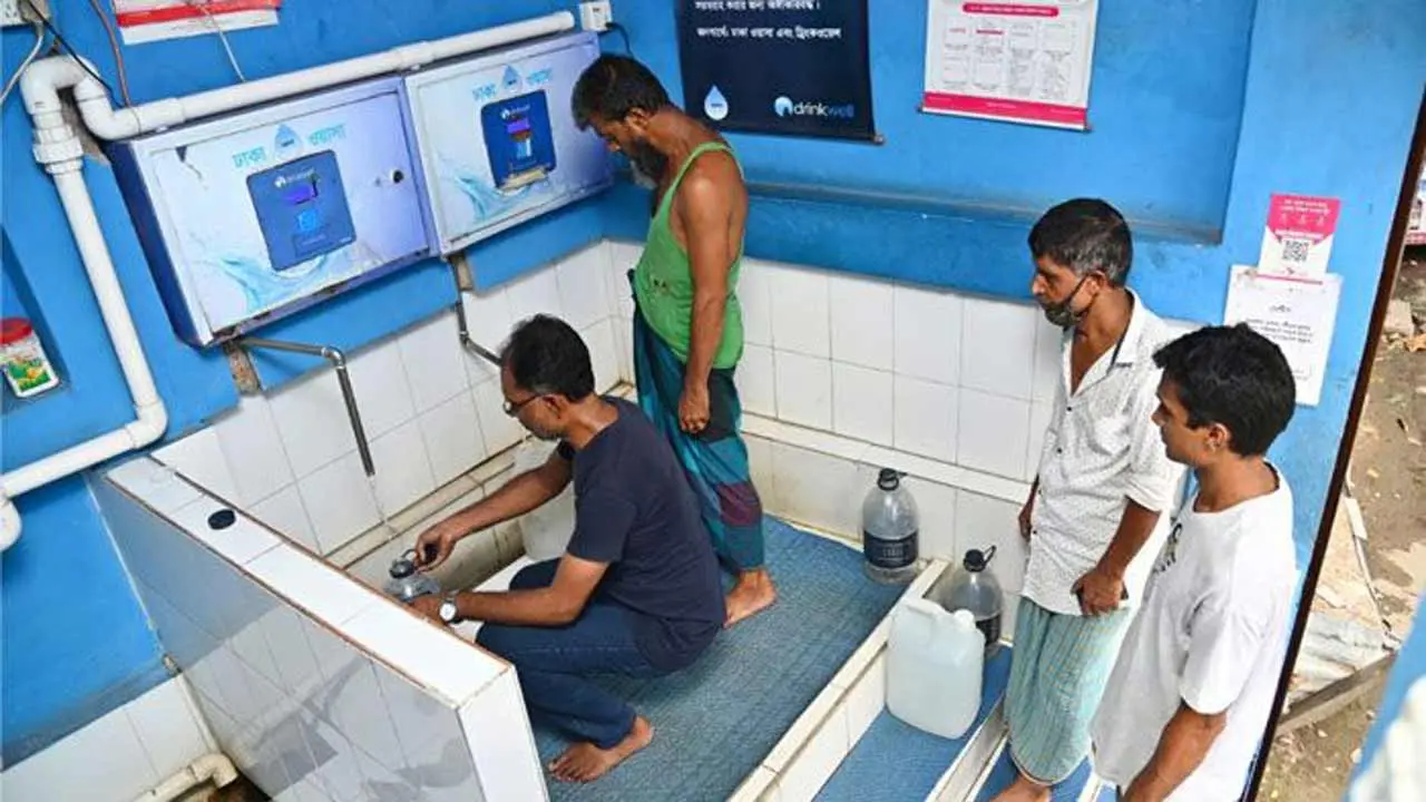 ৩ দিন বন্ধ থাকার পর সোমবার খুলছে ওয়াসার পানির এটিএম বুথ