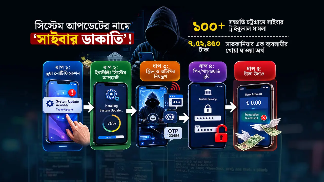 মোবাইলের এক ক্লিকেই সর্বনাশ, মুহূর্তেই খালি ব্যাংক হিসাব