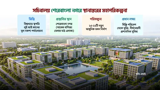 সচিবালয় শেরেবাংলা নগরে স্থানান্তরের পরিকল্পনা, হচ্ছে যাচাই-বাছাই