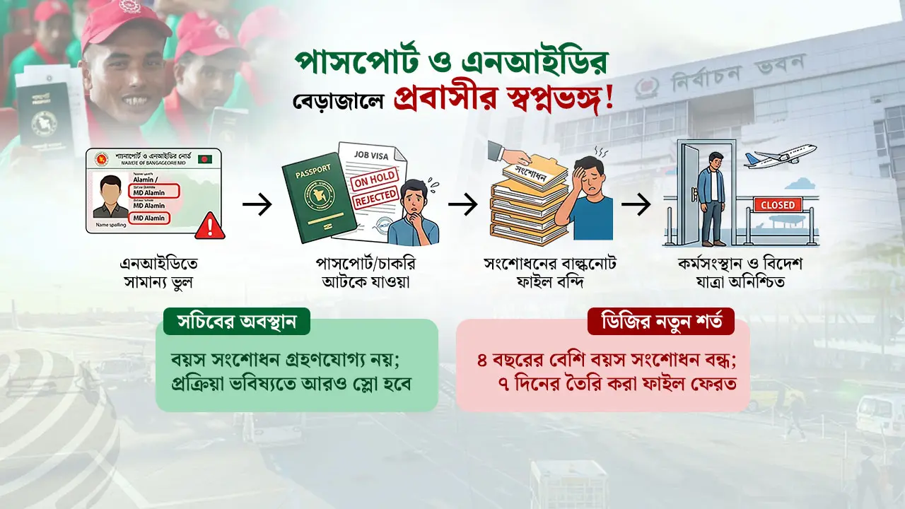 ভুক্তভোগীদের হাহাকার, স্বপ্নভঙ্গের ঝুঁকিতে প্রবাসী-যুবসমাজ