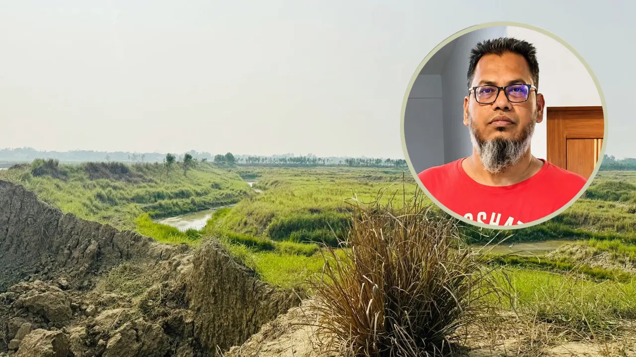 কৃষিজমিতে কৃত্রিম বাঁধ দিয়ে মাটি বাণিজ্য, নেপথ্যে আ.লীগ নেতা বাবু