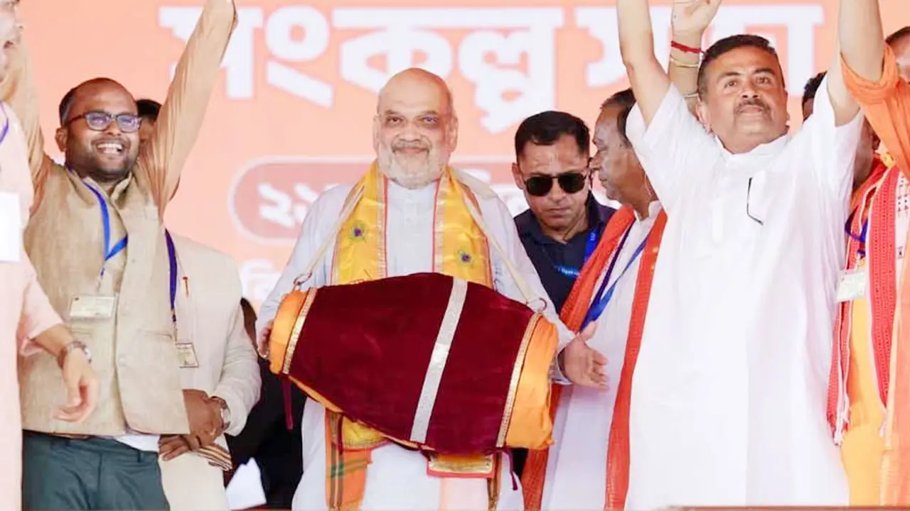 পশ্চিমবঙ্গে বড় জয়ের পথে বিজেপি, এগিয়ে ১৯২ আসনে