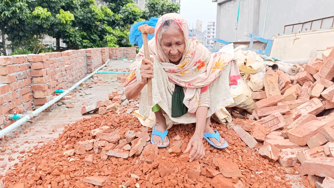 ‘আমি না খাইয়া থাকলেও কারো কাছে হাত পাতি না, শরম করে’