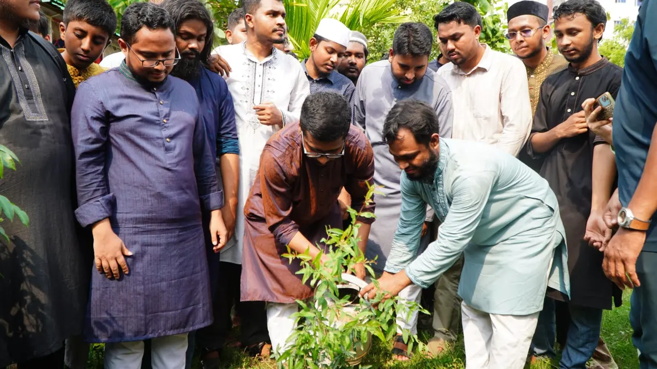 পরিবেশ দিবস উপলক্ষে ছাত্রশিবিরের বৃক্ষ র্যালি ও চারা বিতরণ