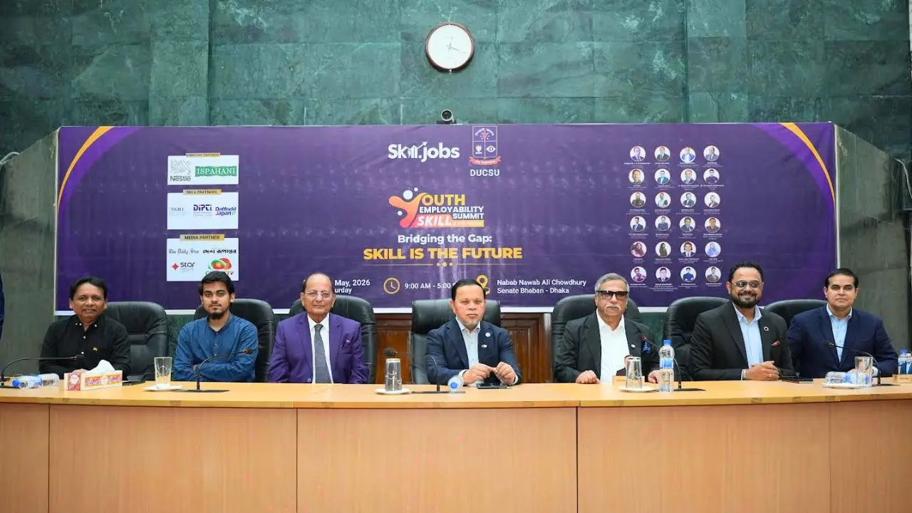 ডাকসু ও স্কিল জবসের আয়োজনে ‘ইয়ুথ এমপ্লয়্যাবিলিটি সামিট ২০২৬’