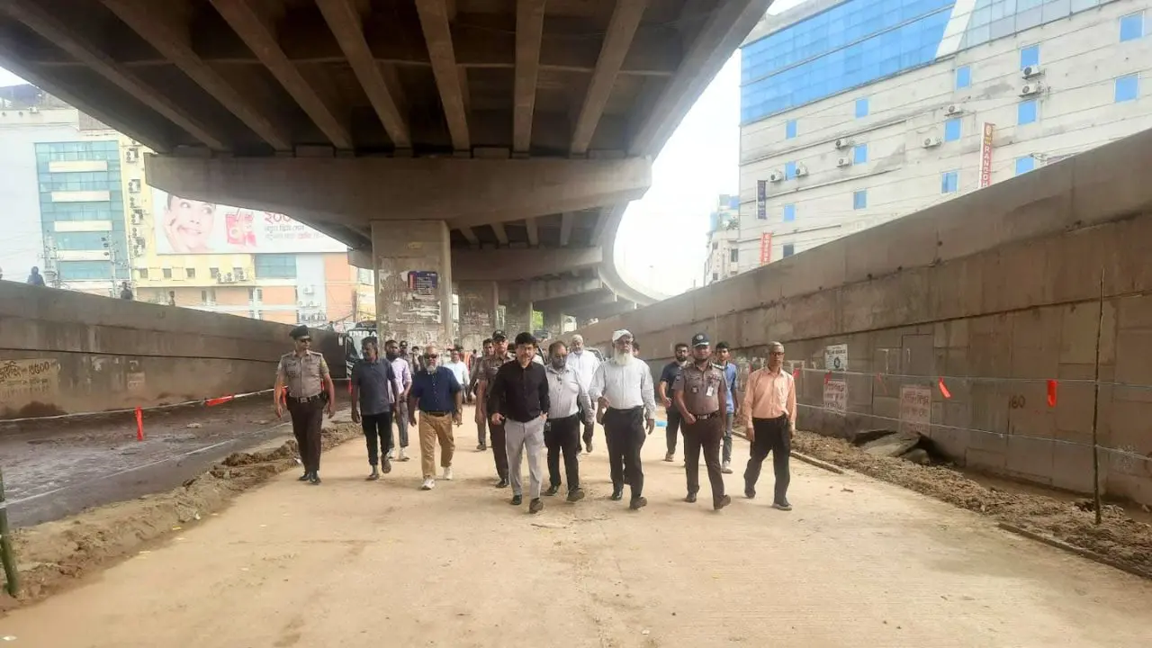 আব্দুল্লাহপুরে ১৬০ মিটার রিজিড পেভমেন্ট চালু