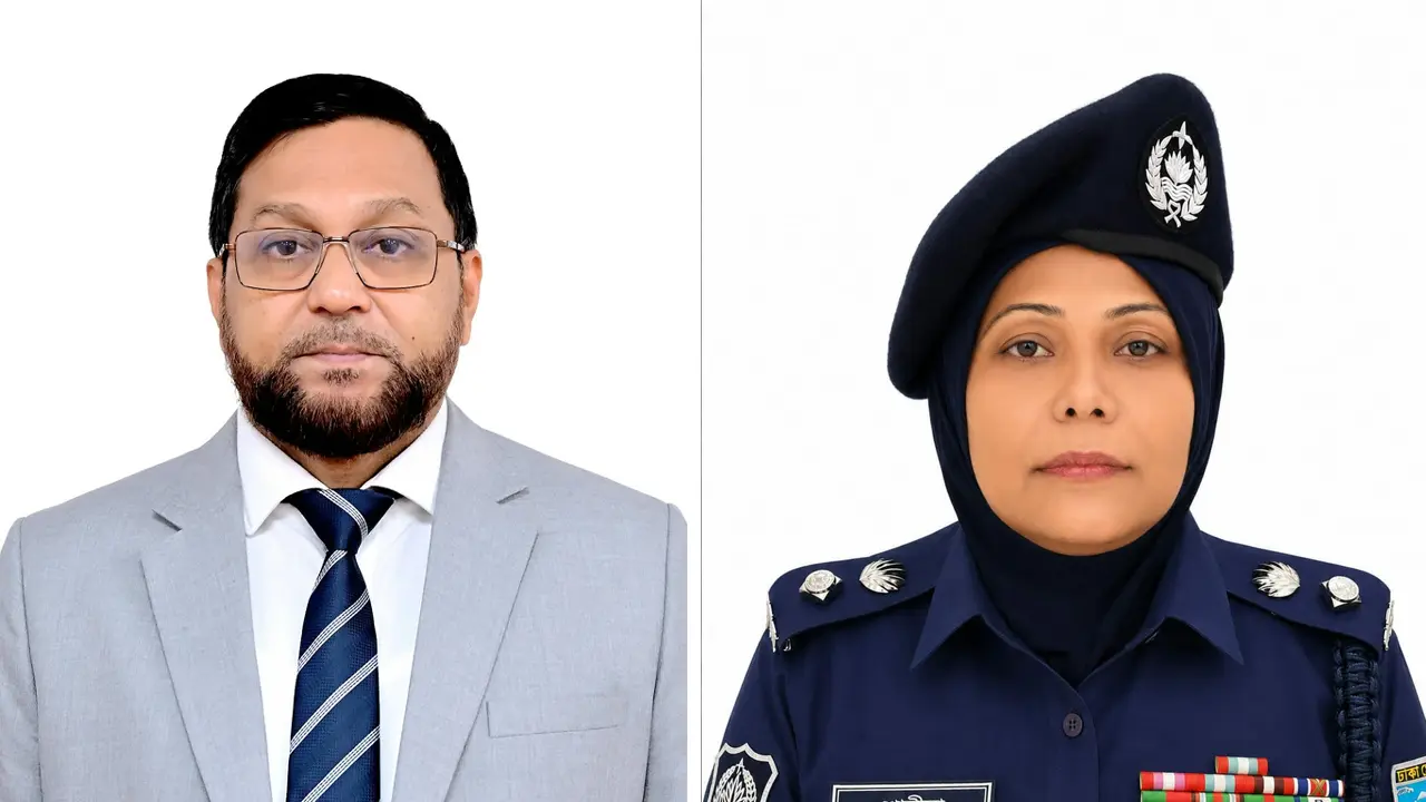পুলিশ সার্ভিস অ্যাসোসিয়েশনের সভাপতি মোসলেহ উদ্দিন, সম্পাদক শামীমা
