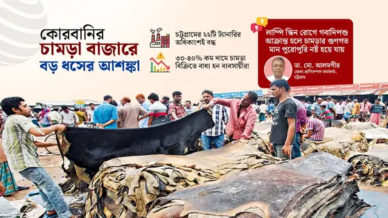 ঐতিহ্য হারিয়ে অস্তিত্ব সংকটে চট্টগ্রামের চামড়াশিল্প
