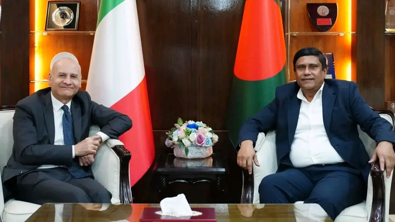 প্রতিরক্ষা খাতে সহযোগিতার বিষয়ে ইতালির সঙ্গে বাংলাদেশের আলোচনা
