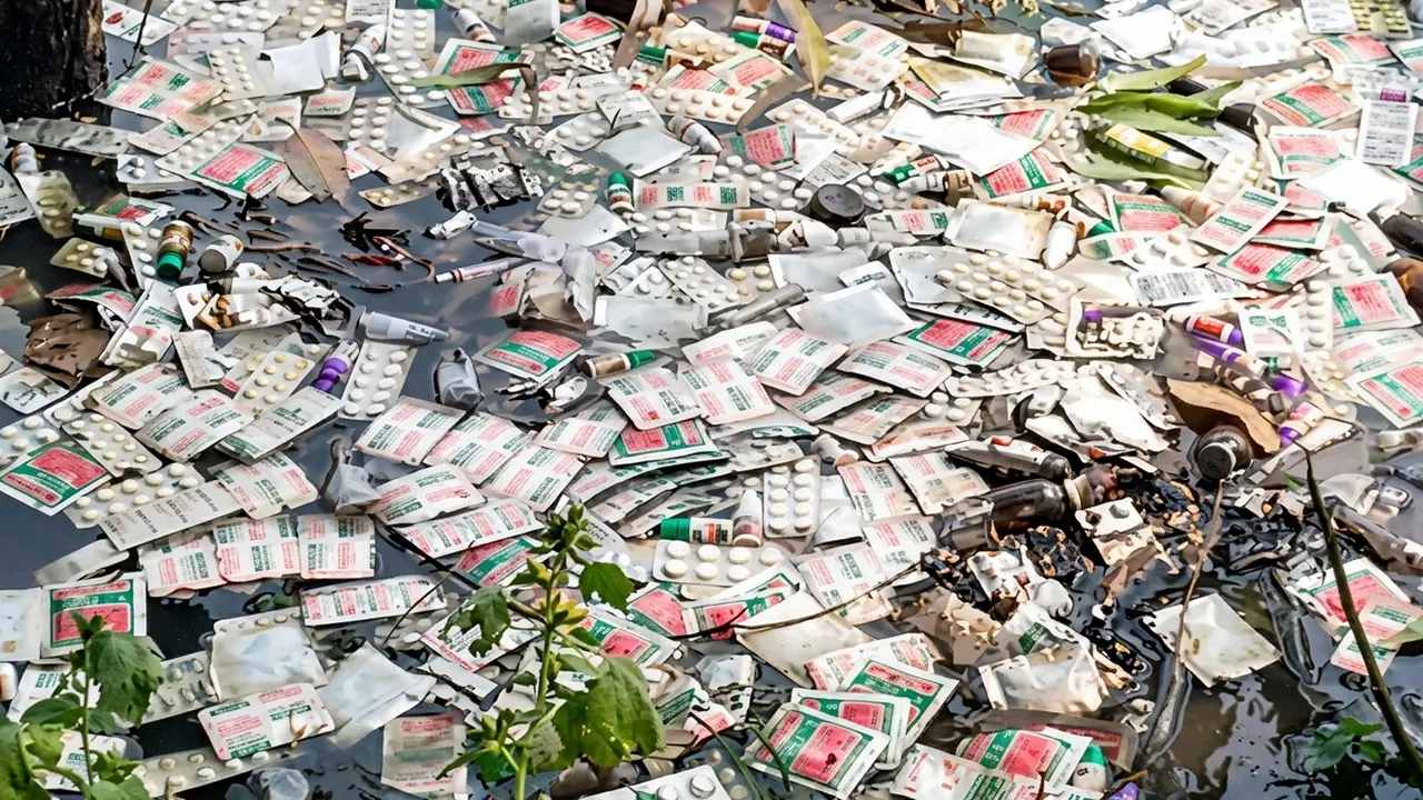 জামালপুরে ডোবায় মিলল সরকারি ওষুধ