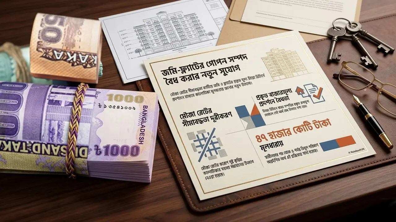 শর্ত সাপেক্ষে কালোটাকা সাদা করার সীমিত সুযোগ