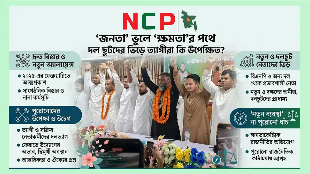 নেতা টানার রাজনীতি : পুরোনোদের ফেরাতে অনীহা এনসিপির?