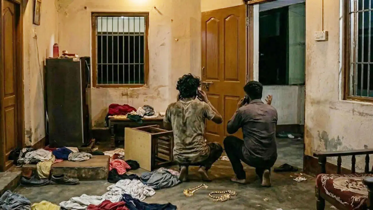 চুরি করতে গিয়ে আটকা : গণপিটুনি থেকে বাঁচতে পুলিশকে ফোন ২ চোরের