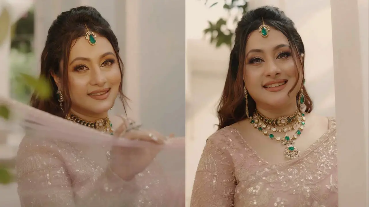 নতুন বউয়ের সাজে স্বামীর সঙ্গে ভিডিও প্রকাশ করলেন পূর্ণিমা
