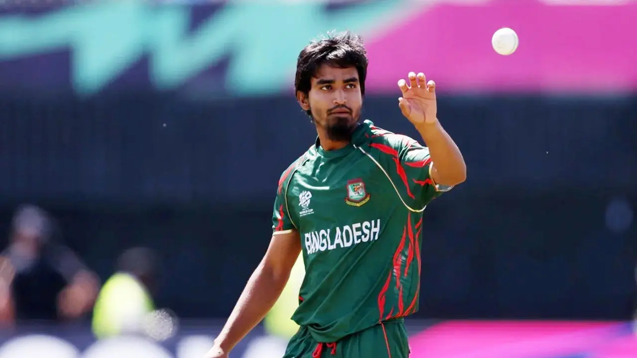 লম্বা সময়ের জন্য মাঠের বাইরে থাকতে হচ্ছে তানজিম সাকিবকে