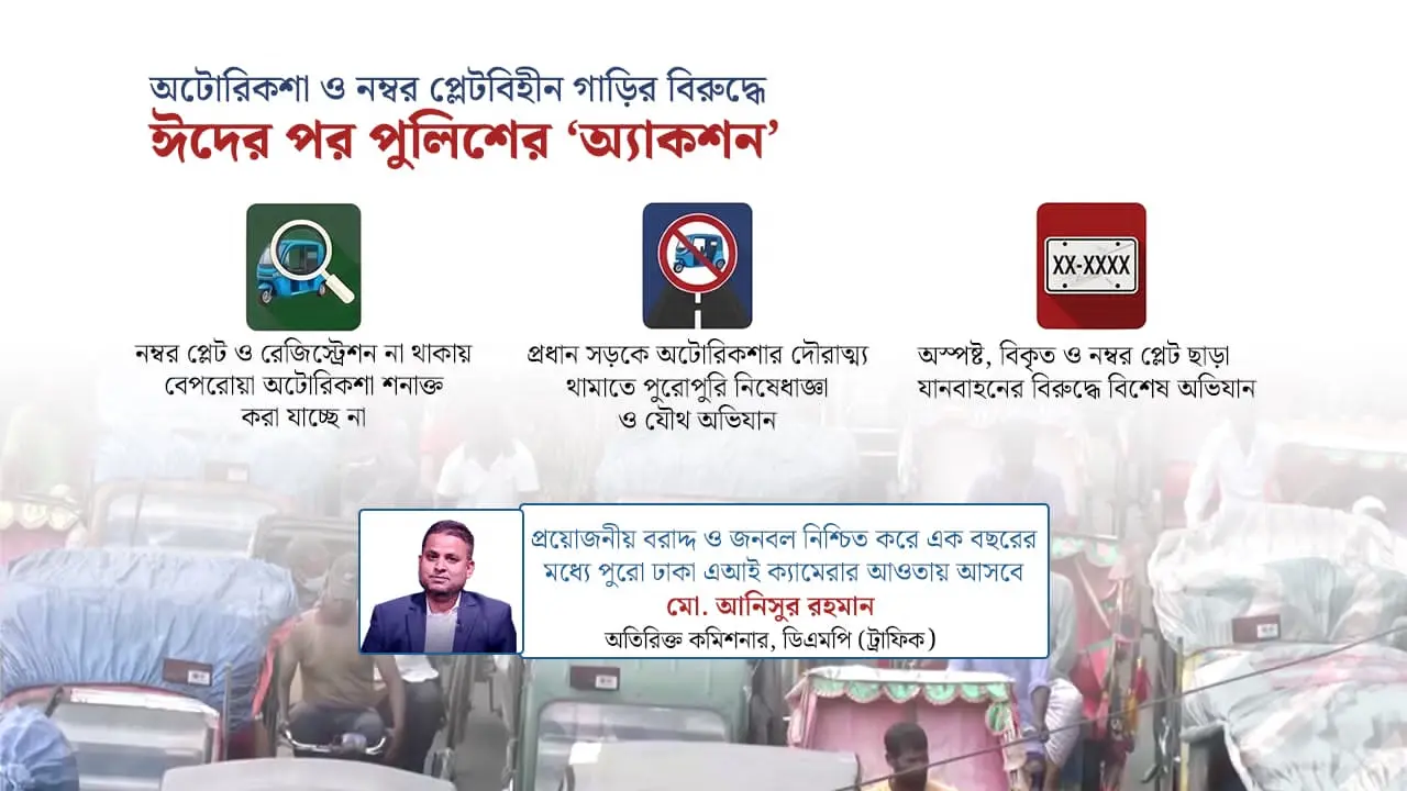 ব্যাটারিচালিত অটোরিকশায় বিভ্রান্ত এআই ক্যামেরা, আসছে কঠোর অভিযান