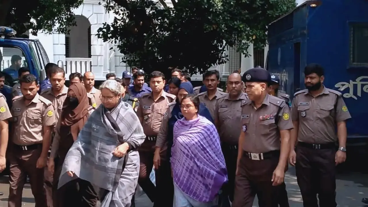 দীপু মনি-রুপা-মোজাম্মেল বাবুকে আনা হলো ট্রাইব্যুনালে