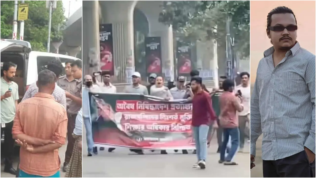টিএসসিতে মিছিল থেকে গ্রেপ্তার ছাত্রলীগ নেতাসহ দুইজন রিমান্ডে