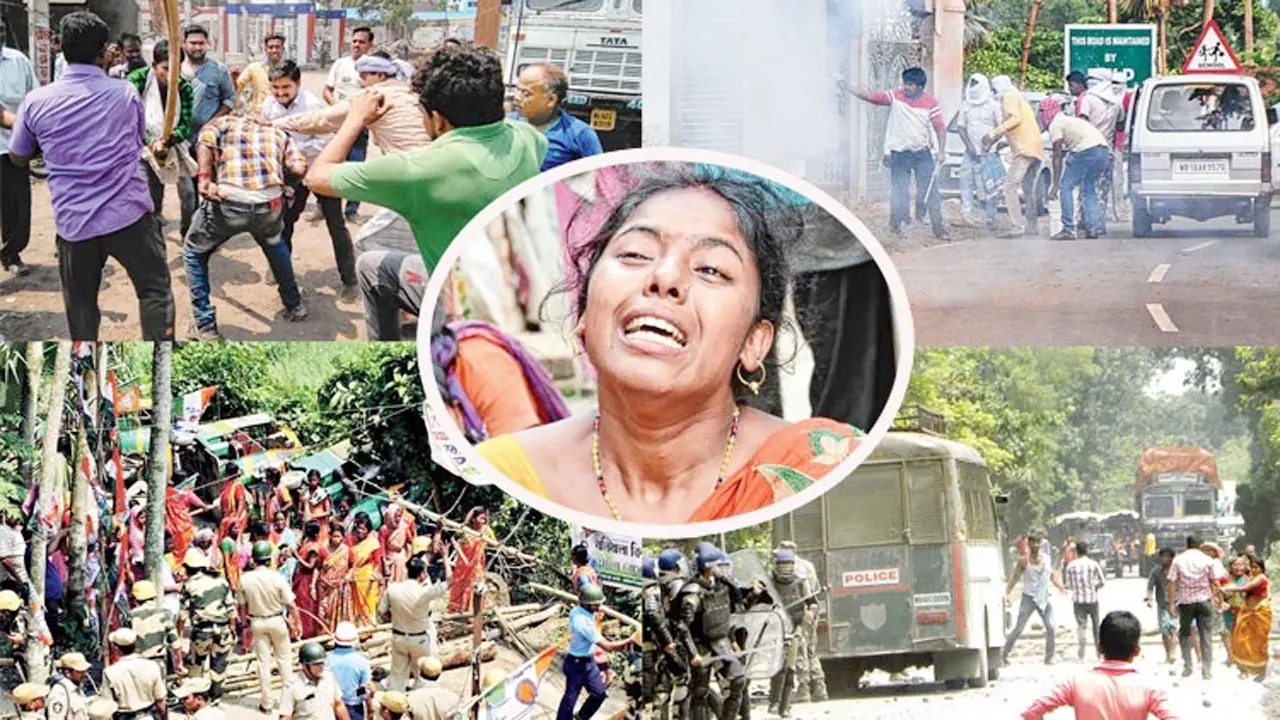 পশ্চিমবঙ্গে নির্বাচনের পর রাজ্যজুড়ে সহিংসতা, গুলিবিদ্ধ ওসি
