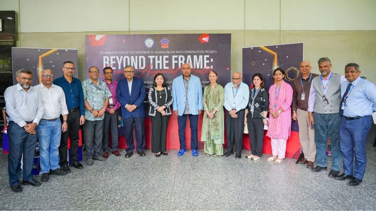 এআইইউবিতে এআর ও ইন্টারঅ্যাকটিভ গল্প বলা নিয়ে প্রদর্শনী অনুষ্ঠিত