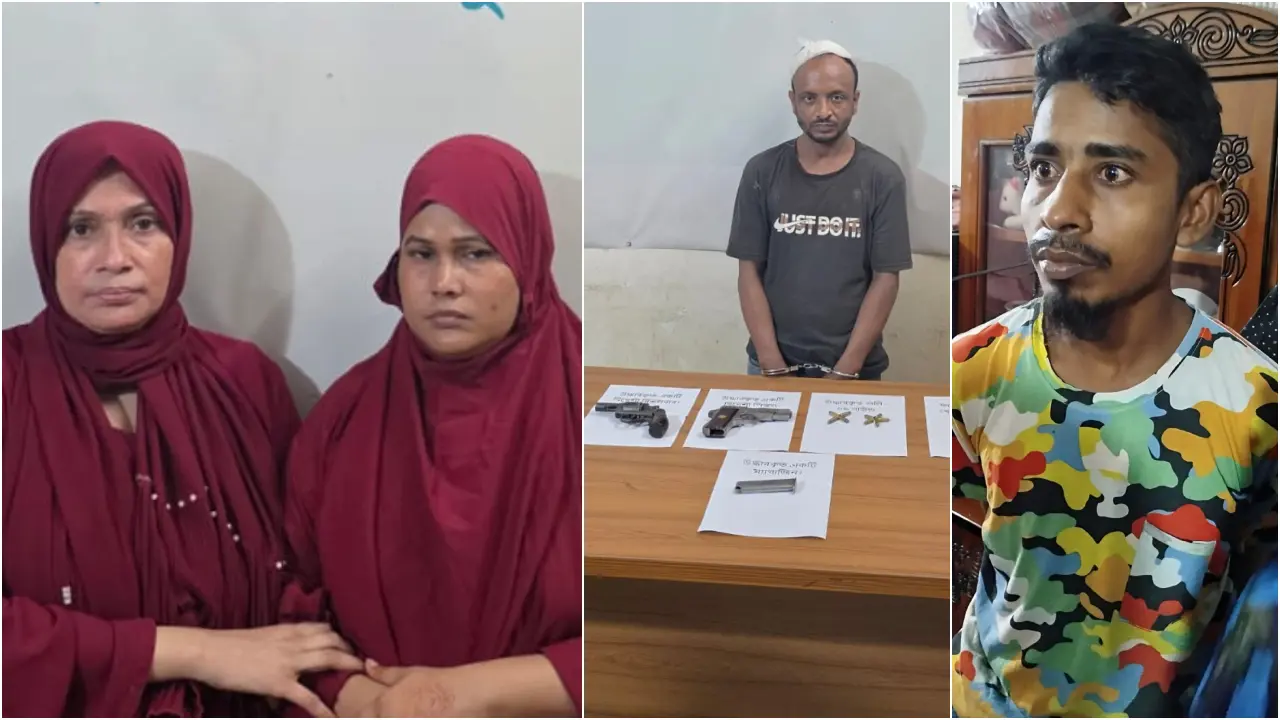 জমির বিরোধে ব্যবসায়ীকে গুলি করে হত্যাচেষ্টা, গ্রেপ্তার ৪