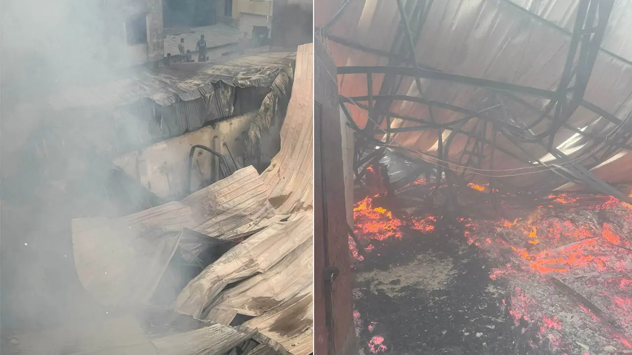 বাড্ডার ফার্নিচার কারখানার আগুন ১ ঘণ্টার চেষ্টায় নিয়ন্ত্রণে