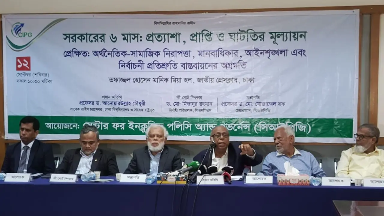 ছয় মাসেই সরকারের নীতি ও বাস্তবায়নের গতিপথ বোঝা যায় : আনোয়ারউল্লাহ
