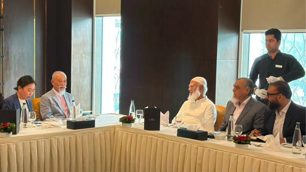 বিরোধীদলীয় নেতার সঙ্গে জাপানের নিপ্পন ফাউন্ডেশনের চেয়ারম্যানের সাক্ষাৎ