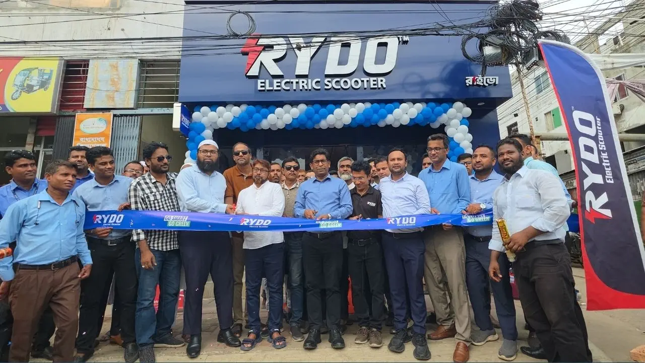 আরও তিন শোরুম চালু করল ইলেকট্রিক স্কুটার ব্র্যান্ড রাইডো