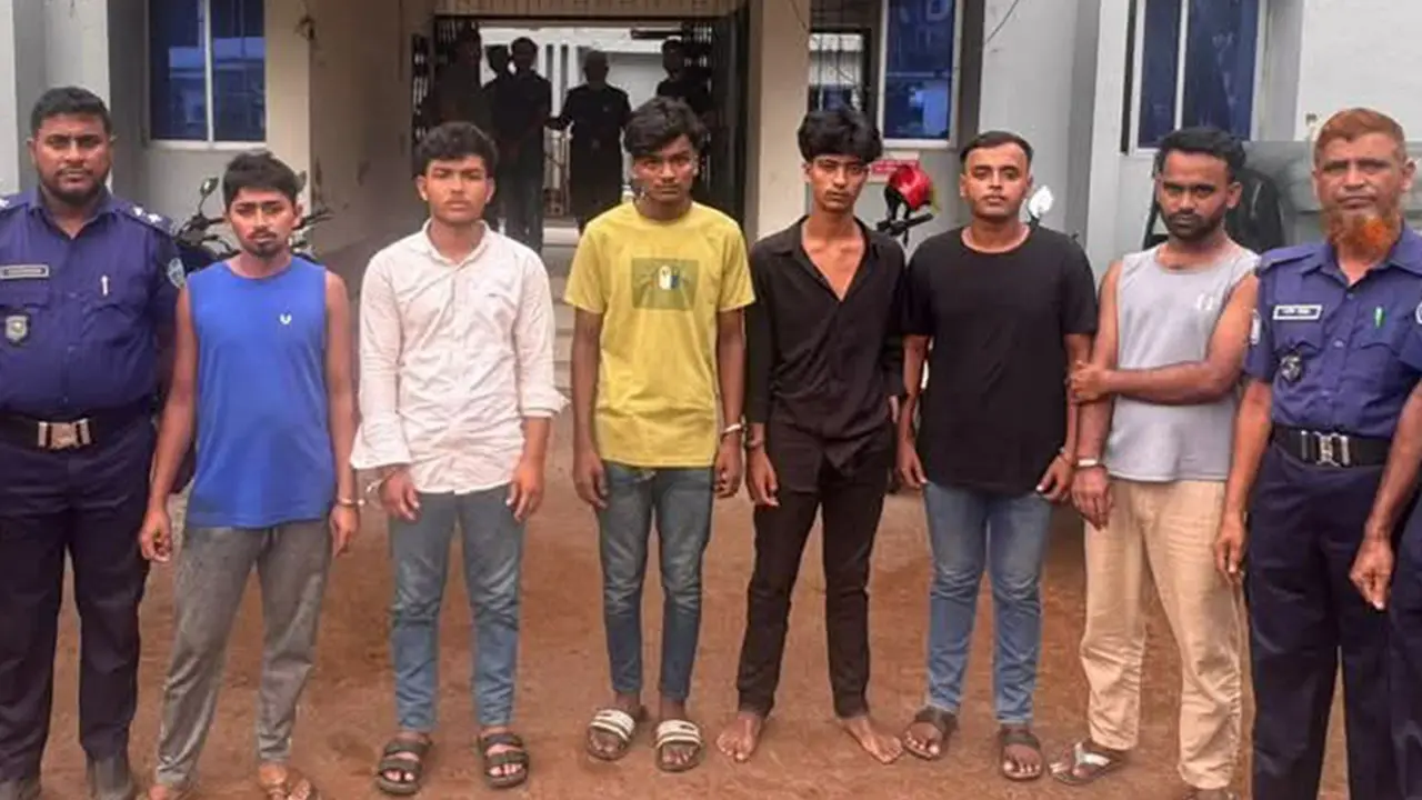 স্বামীকে বেঁধে রেখে স্ত্রীকে ধর্ষণচেষ্টার অভিযোগ, গ্রেপ্তার ৬