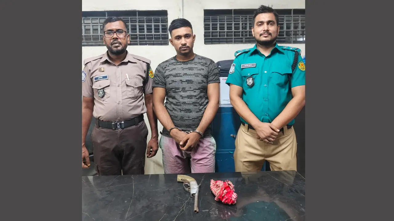 জেনেভাক্যাম্পে ওয়ান শুটারসহ যুবক গ্রেপ্তার
