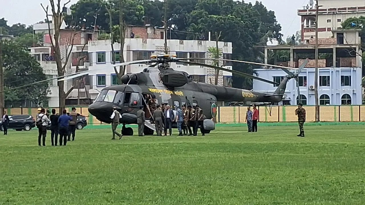 ঠাকুরগাঁওয়ে পৌঁছেছেন রাষ্ট্রপতি মির্জা ফখরুল