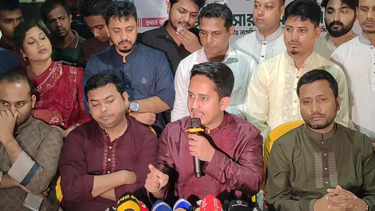 শেখ হাসিনার মৃত্যু এই দেশে হবে না, কবরও হবে না : সারজিস