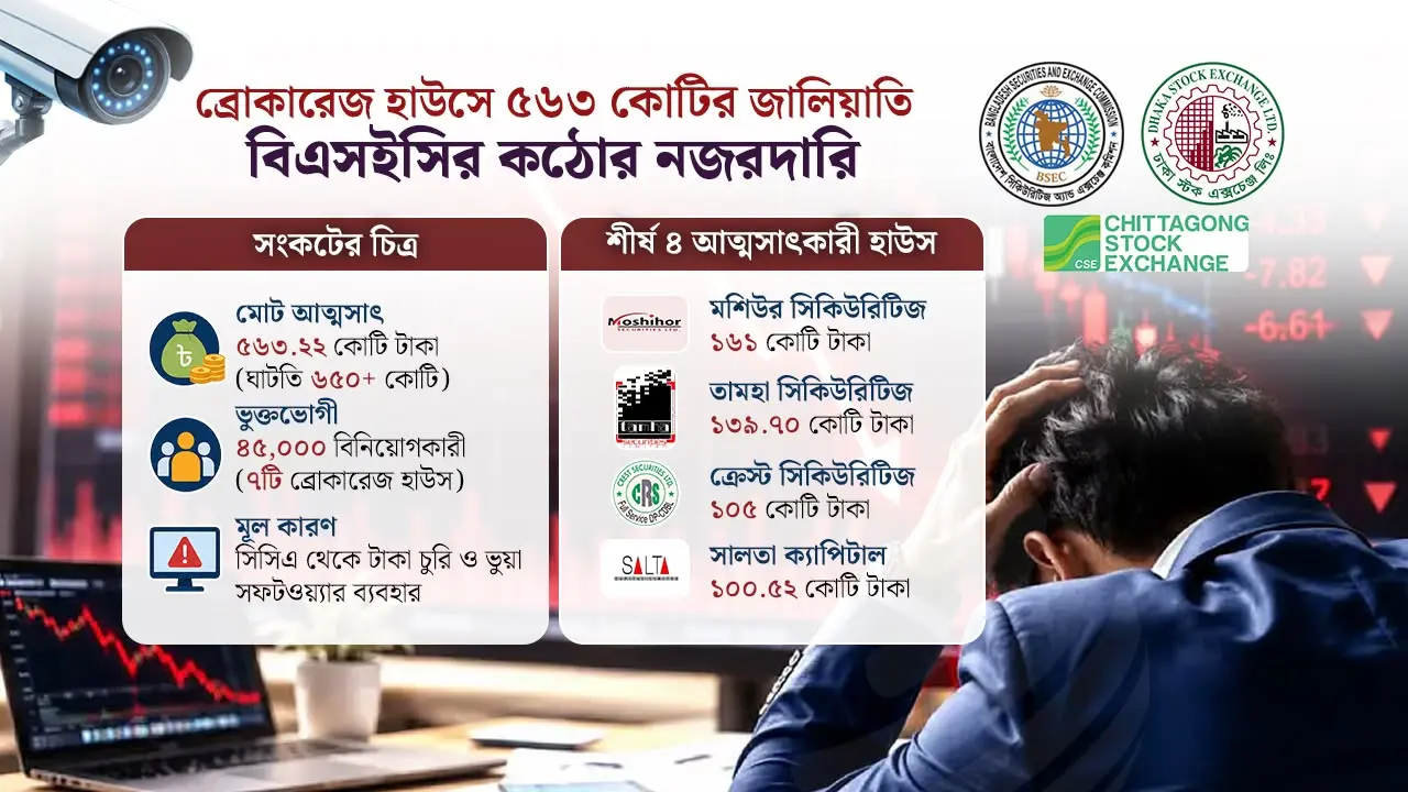ভুয়া সফটওয়্যারে ৫৬৩ কোটি লোপাট: টাকা ফেরত পাওয়া নিয়ে অনিশ্চয়তা