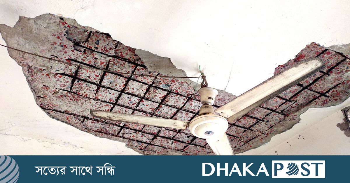 ঝুঁকিপূর্ণ ভবনে চলছে থানার কার্যক্রম