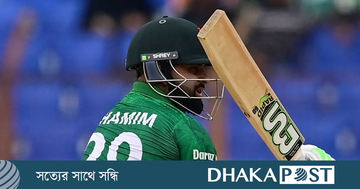 শামীমের ব্যাটে চড়ে বাংলাদেশের লড়াকু স্কোর 