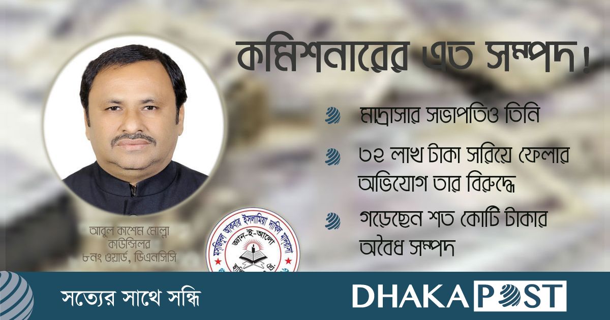 শত কোটি টাকার সম্পদ, কাঠগড়ায় কাউন্সিলর কাশেম