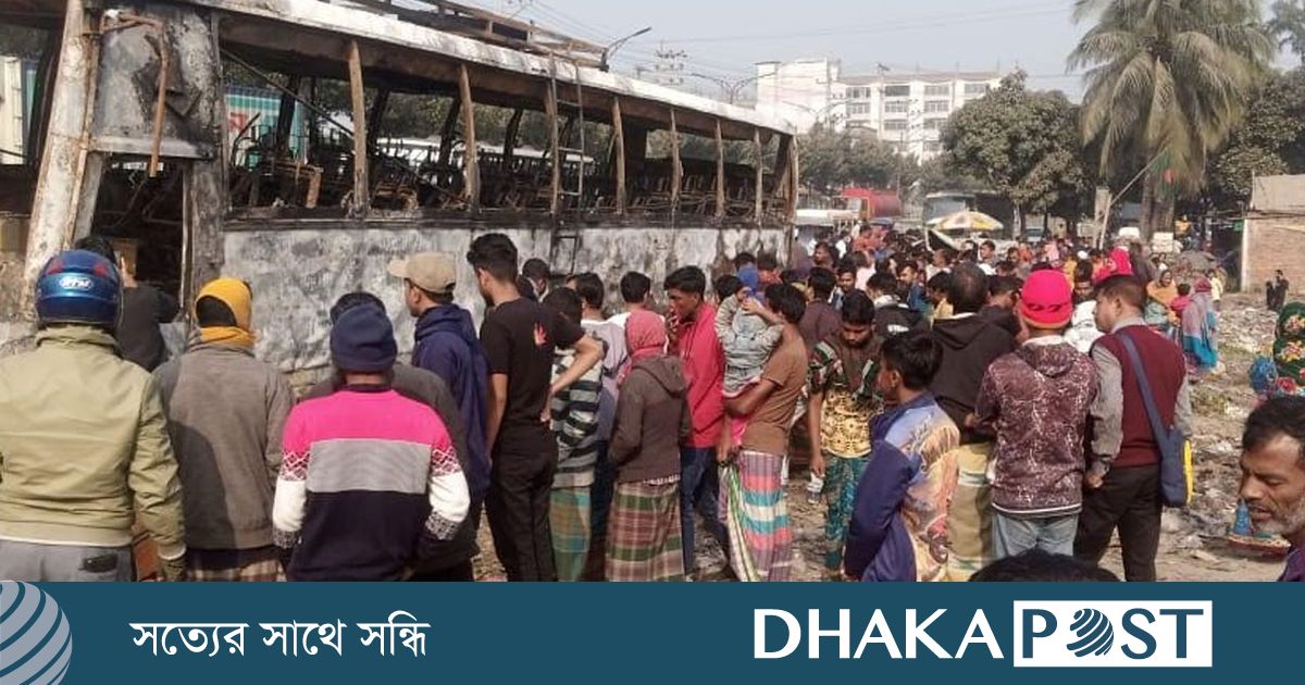 অ্যাম্বুলেন্সের সঙ্গে সংঘর্ষ, পুড়ল বাসের লকারে থাকা ৫০টি ছাগল