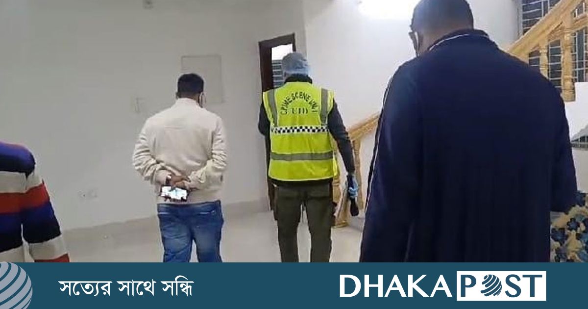 বাড়ির মেঝেতে হাত-পা বাঁধা অবস্থায় পড়ে ছিল কেয়ারটেকারের মরদেহ