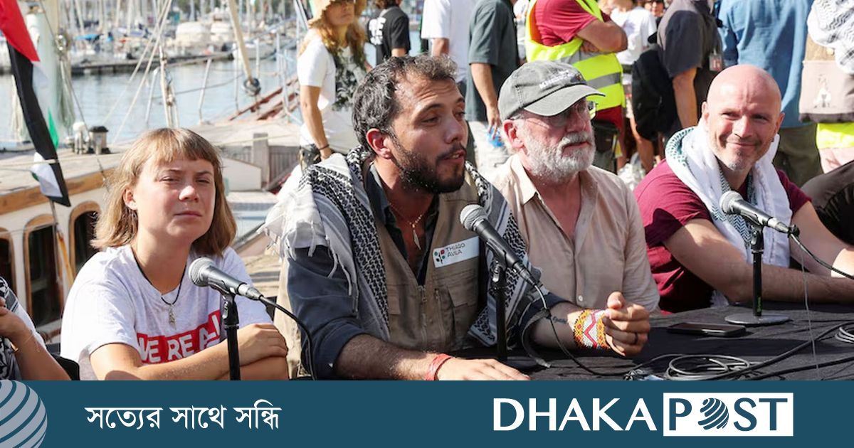 ইসরায়েলে অনির্দিষ্টকালের জন্য অনশন শুরু করেছেন ফ্লোটিলার অভিযাত্রীরা
