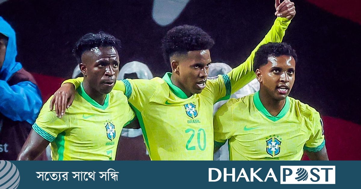 দক্ষিণ কোরিয়ার জালে ব্রাজিলের গোল উৎসব