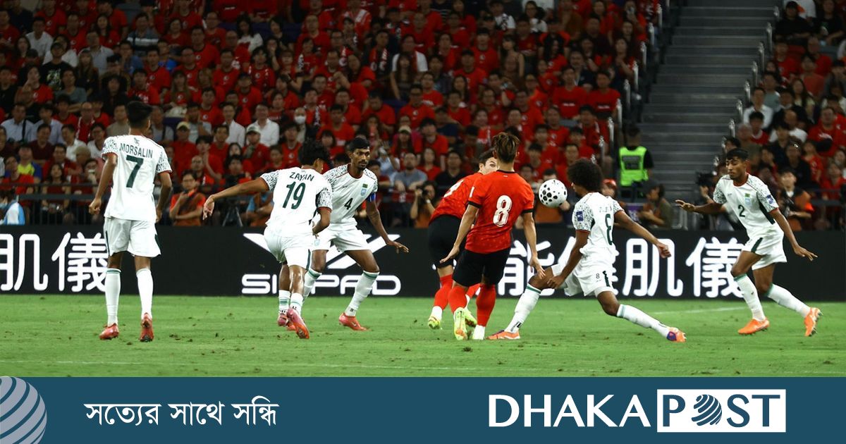 পেনাল্টিতে গোল হজম করে পিছিয়ে বাংলাদেশ