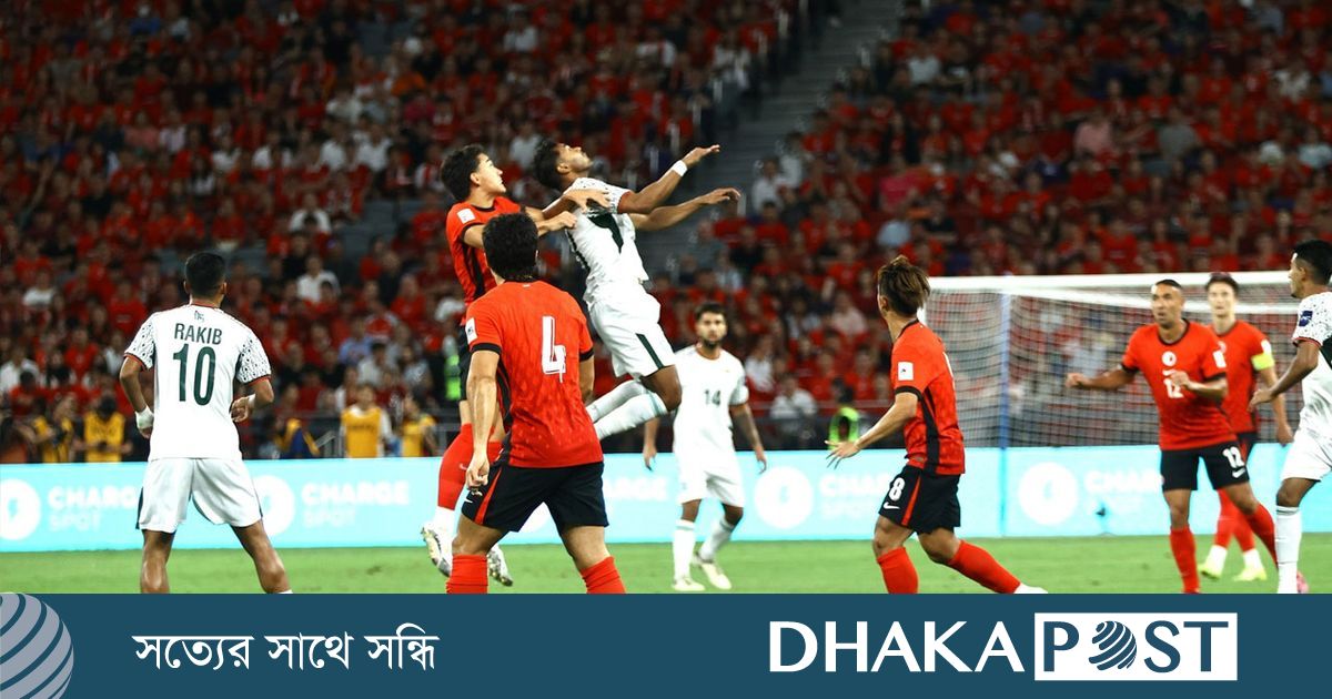 দশ জনের হংকংয়ের বিপক্ষে হামজাদের ড্র