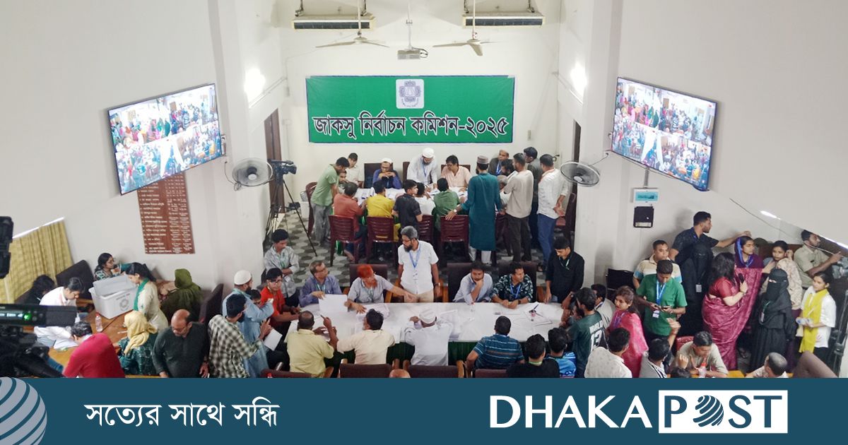 জাকসু নির্বাচনের ভোট গণনা এখনো চলছে, সন্ধ্যা ৭টায় ফল প্রকাশ