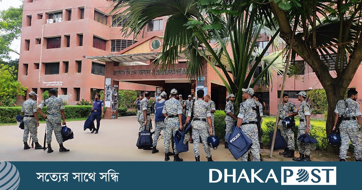 জাকসু নির্বাচন ঘিরে জাবিতে কঠোর নিরাপত্তা