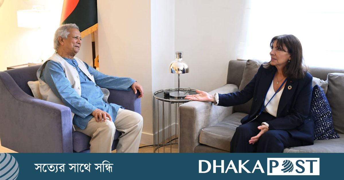 প্রধান উপদেষ্টার সঙ্গে প্যারিসের মেয়রের সাক্ষাৎ